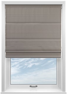 Lucerne Faux Silk, Champagne Mist - Twist&Fit Roman Blind